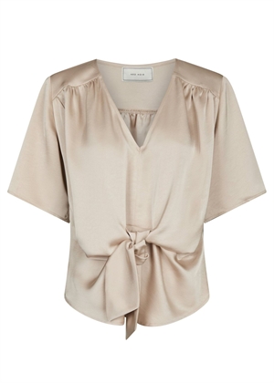 Casadia heavy sateen bluse Champagne Neo Noir 